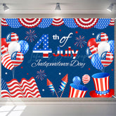 Lofaris (7 Day Delivery) 4th of July Balloon Independence Backdrop